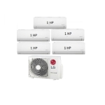 Máy Lạnh Multi LG 1 Dàn Nóng 4 Hp + 4 Dàn Lạnh Treo Tường 1 Hp-A4UQ36GFD0/AMNQ09GSJA0
