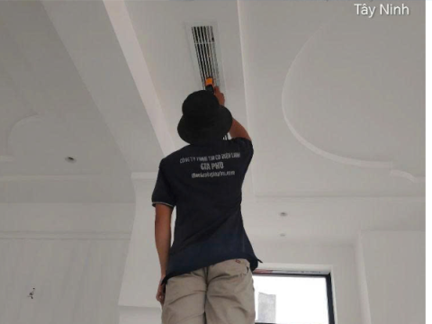 THI CÔNG ĐIỀU HÒA ÂM TRẦN NỐI ỐNG GIÓ DAIKIN TẠI TP. TÂY NINH