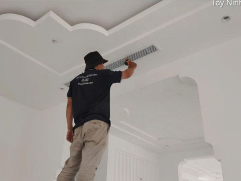 THI CÔNG ĐIỀU HÒA ÂM TRẦN NỐI ỐNG GIÓ DAIKIN TẠI TP. TÂY NINH