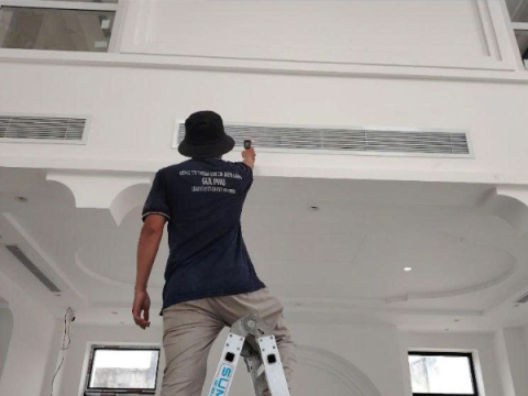THI CÔNG ĐIỀU HÒA ÂM TRẦN NỐI ỐNG GIÓ DAIKIN TẠI TP. TÂY NINH