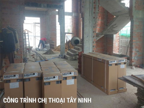 THI CÔNG ĐIỀU HÒA ÂM TRẦN NỐI ỐNG GIÓ DAIKIN TẠI TP. TÂY NINH