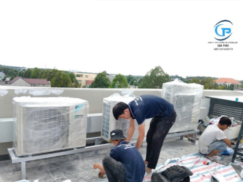 THI CÔNG ĐIỀU HÒA ÂM TRẦN NỐI ỐNG GIÓ DAIKIN TẠI TP. TÂY NINH