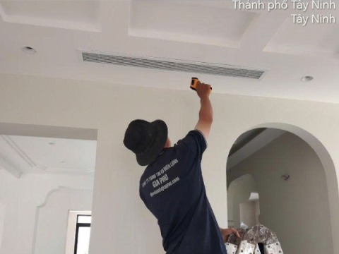 THI CÔNG ĐIỀU HÒA ÂM TRẦN NỐI ỐNG GIÓ DAIKIN TẠI TP. TÂY NINH