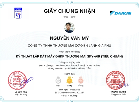 LẮP ĐẶT DỰ ÁN ĐIỀU HÒA KHÔNG KHÍ DAIKIN ÂM TRẦN NỐI ỐNG GIÓ QUẬN 12