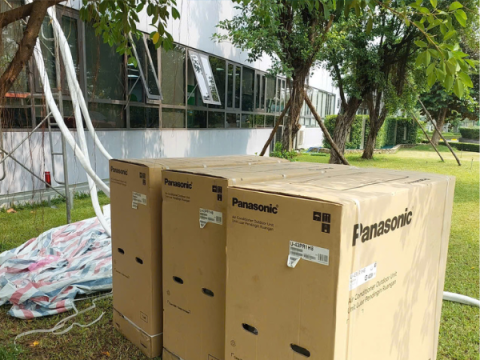 thi công hệ thống điều hòa trung tâm VRF Panasonic
