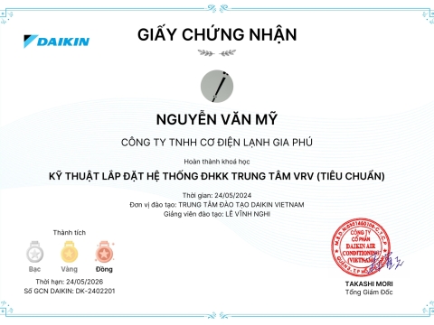 LẮP ĐẶT THI CÔNG ĐIỀU HÒA KHÔNG KHÍ DAIKIN VRV S ÂM TRẦN ỐNG GIÓ CHUNG CƯ CAO TẦNG QUẬN 7