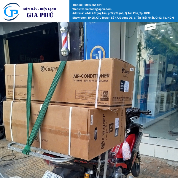máy lanh treo tường Casper chính hãng