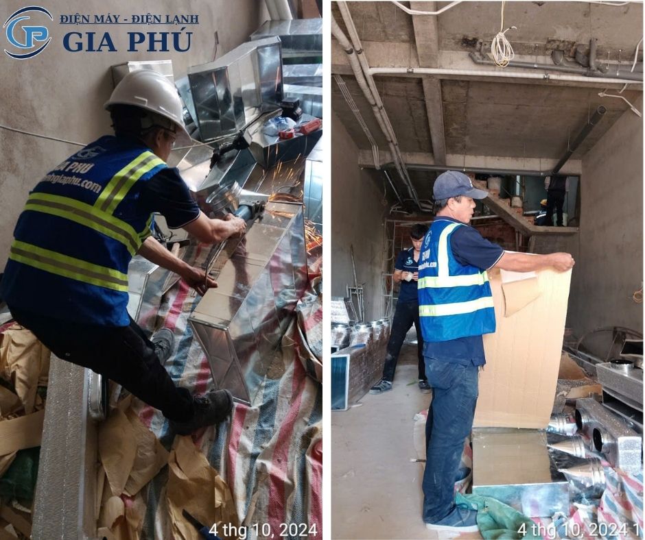 Thi công máy lạnh giấu trần quận 1