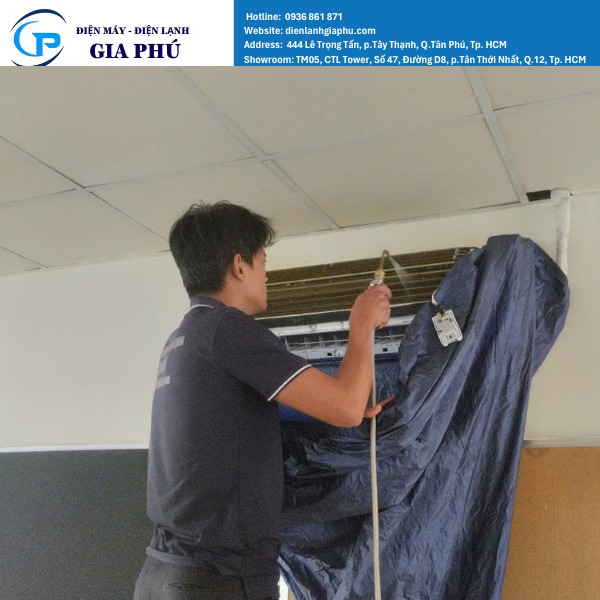lắp đặt máy lạnh tủ đứng tại tphcm