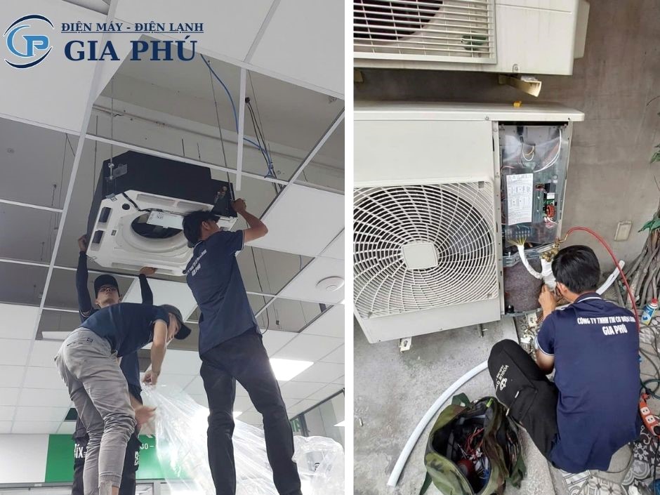 lắp đặt máy lạnh âm trần LG tại TP.HCM
