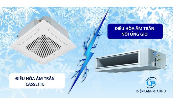 Điều hoà âm trần nối ống gió