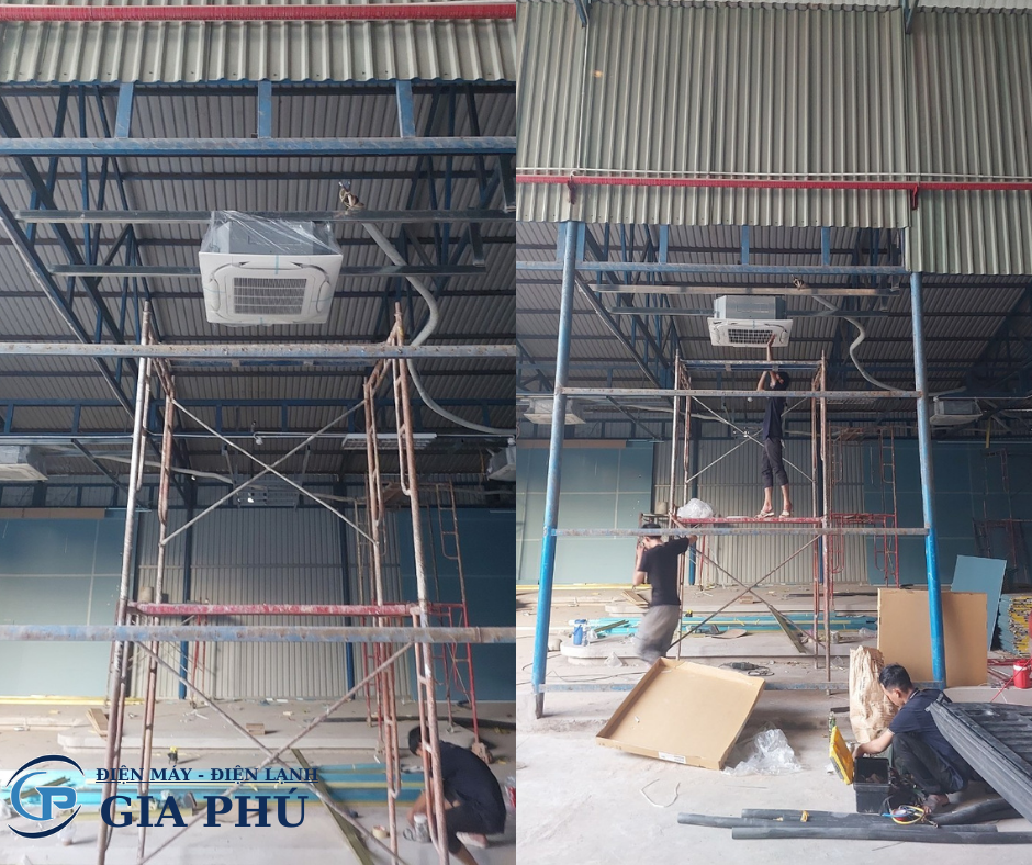 cassette âm trần 1 hướng thổi lg