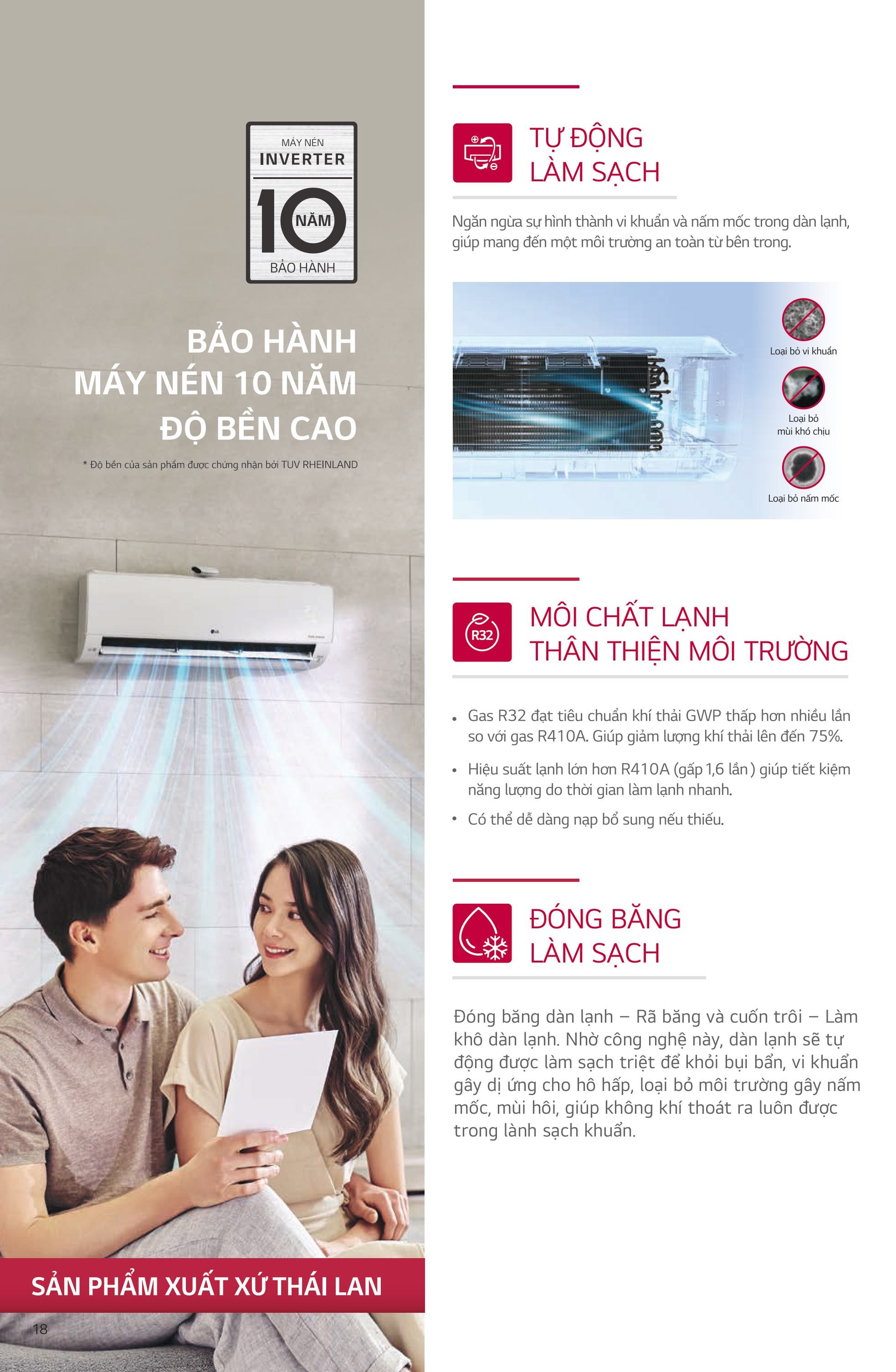 máy lạnh treo tường LG