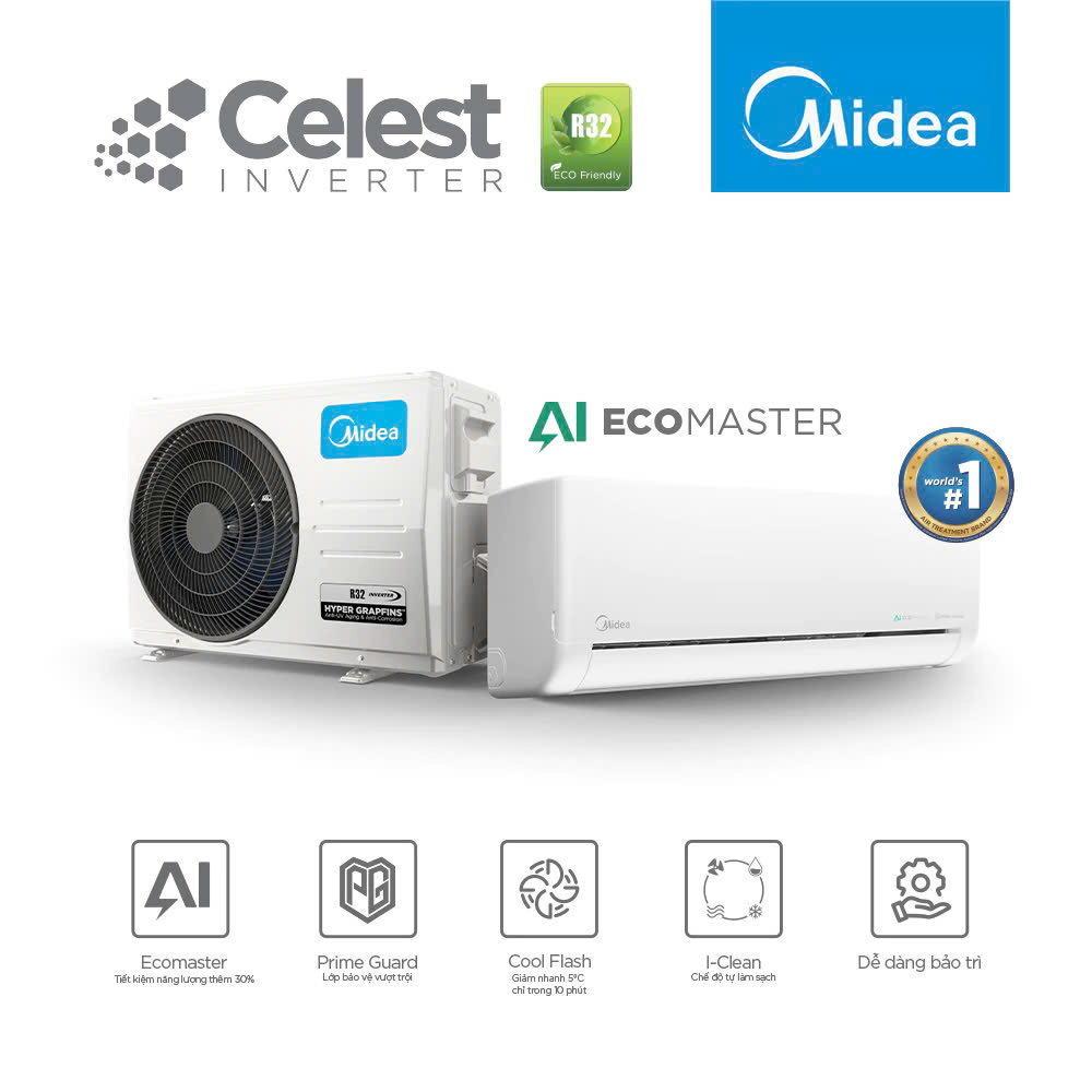 máy lạnh treo tường Midea