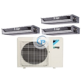 Máy Lạnh Multi Daikin Inverter 1 Dàn Nóng 4 HP + 2 Dàn Lạnh Giấu Trần Nối Ống Gió 1.5 HP-3 HP