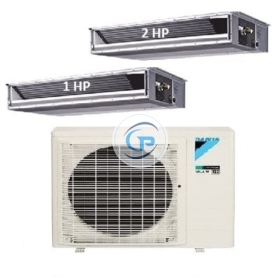 Máy Lạnh Multi Daikin Inverter 1 Dàn Nóng 2 HP + 2 Dàn Lạnh Giấu Trần Nối Ống Gió 1 HP – 2 HP