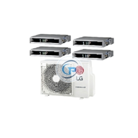.Máy Lạnh Multi LG 1 Dàn Nóng 4 Hp + 4 Dàn Lạnh Âm Trần Nối Ống Gió 1 Hp