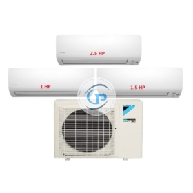 Máy Lạnh Multi Daikin Inverter 1 Dàn Nóng 4 HP + 3 Dàn Lạnh Treo Tường 1 HP - 1.5 HP - 2.5 HP