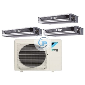 Máy Lạnh Multi Daikin Inverter 1 Dàn Nóng 3 HP + 3 Dàn Lạnh Giấu Trần Nối Ống Gió 1 HP