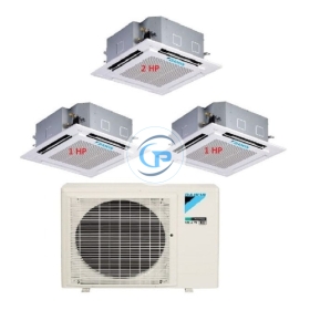 Máy Lạnh Multi Daikin Inverter 1 Dàn Nóng 3.5 HP + 3 Dàn Lạnh Âm Trần 1 HP – 2 HP