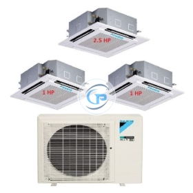 Máy Lạnh Multi Daikin Inverter 1 Dàn Nóng 4 HP + 3 Dàn Lạnh Âm Trần 1 HP – 2.5 HP