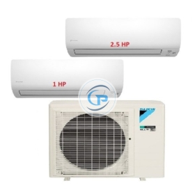 Máy Lạnh Multi Daikin Inverter 1 Dàn Nóng 3 HP + 2 Dàn Lạnh Treo Tường 1 HP - 2.5 HP