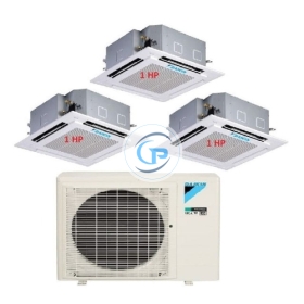 Máy Lạnh Multi Daikin Inverter 1 Dàn Nóng 3 HP + 3 Dàn Lạnh Âm Trần 1 HP