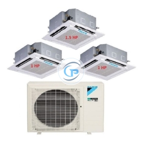 Máy Lạnh Multi Daikin Inverter 1 Dàn Nóng 3.5 HP + 3 Dàn Lạnh Âm Trần 1 HP – 1.5 HP