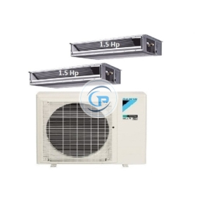 Máy Lạnh Multi Daikin Inverter 1 Dàn Nóng 3 HP + 2 Dàn Lạnh Giấu Trần Nối Ống Gió 1.5 HP 
