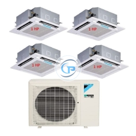 Máy Lạnh Multi Daikin Inverter 1 Dàn Nóng 3.5 HP + 4 Dàn Lạnh Âm Trần 1 HP