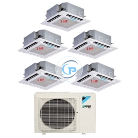 Máy Lạnh Multi Daikin Inverter 1 Dàn Nóng 4 HP + 5 Dàn Lạnh Âm Trần 1 HP