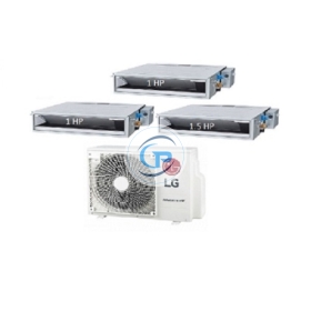 .Máy Lạnh Multi LG 1 Dàn Nóng 3.5 Hp + 2 Dàn Lạnh Âm Trần Nối Ống Gió 1 Hp - 1.5 Hp
