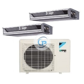 Máy Lạnh Multi Daikin Inverter 1 Dàn Nóng 3.5 HP + 2 Dàn Lạnh Giấu Trần Nối Ống Gió 1 HP-3 HP