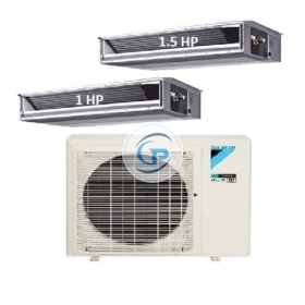 Máy Lạnh Multi Daikin Inverter 1 Dàn Nóng 2 HP + 2 Dàn Lạnh Giấu Trần Nối Ống Gió 1 HP – 1.5 HP