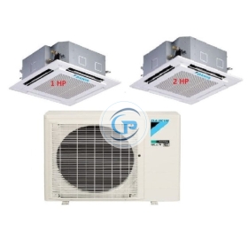 Máy Lạnh Multi Daikin Inverter 1 Dàn Nóng 2 HP + 2 Dàn Lạnh Âm Trần 1 HP – 2 HP