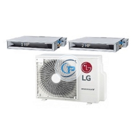 Máy Lạnh Multi LG 1 Dàn Nóng 3 Hp + 2 Dàn Lạnh Âm Trần Nối Ống Gió 1 Hp - 2 Hp