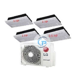 Máy Lạnh Multi LG 1 Dàn Nóng 5 Hp + 4 Dàn Lạnh Âm Trần 1 Hướng 1 Hp - 2.5 Hp