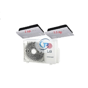 .Máy Lạnh Multi LG 1 Dàn Nóng 2 Hp + 2 Dàn Lạnh Âm Trần 1 Hướng Thổi 1 Hp - 1.5 Hp