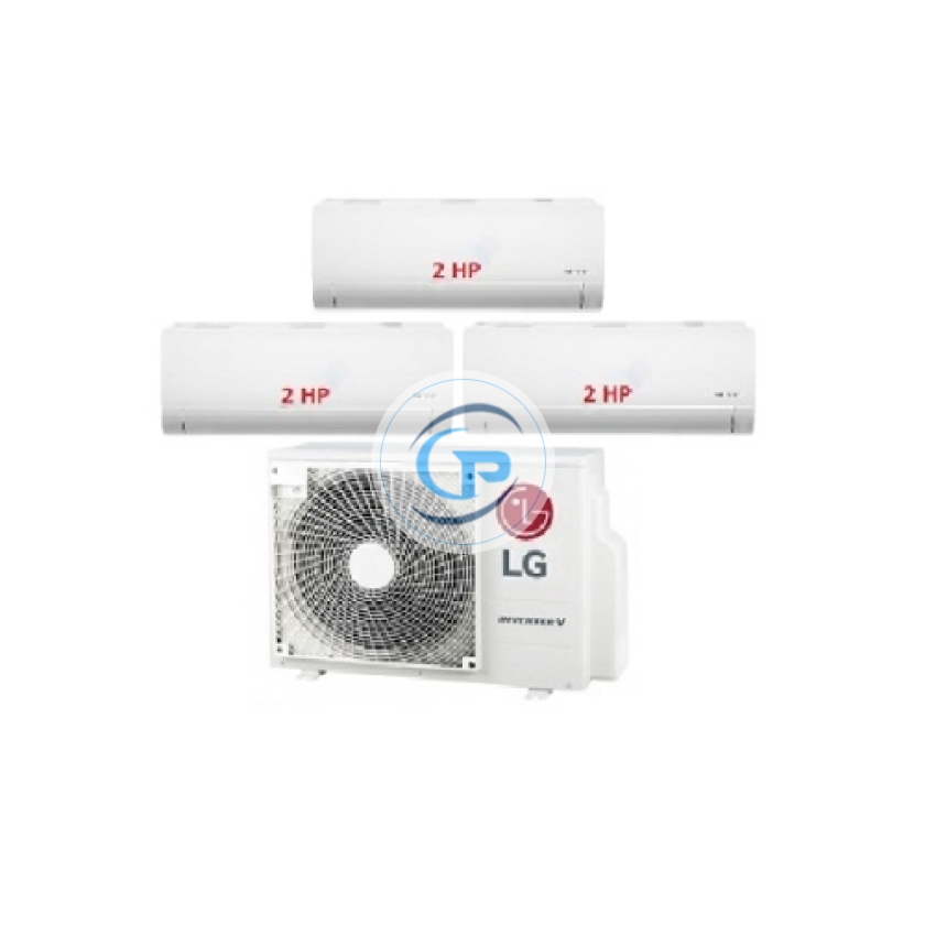 Máy Lạnh Multi LG 1 Dàn Nóng 5 Hp + 3 Dàn Lạnh Treo Tường 2 Hp
