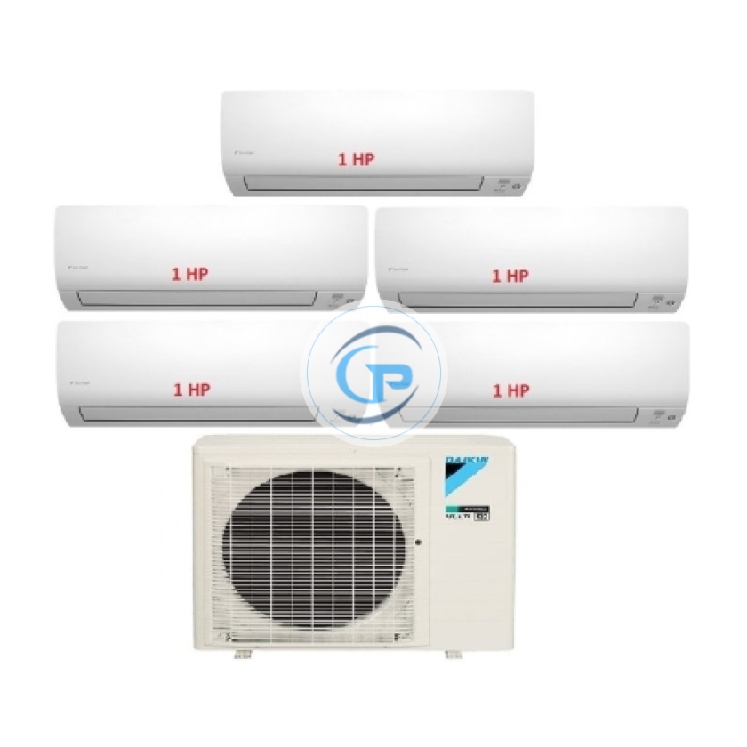 Máy Lạnh Multi Daikin Inverter 1 Dàn Nóng 4 HP + 5 Dàn Lạnh Treo Tường 1 HP