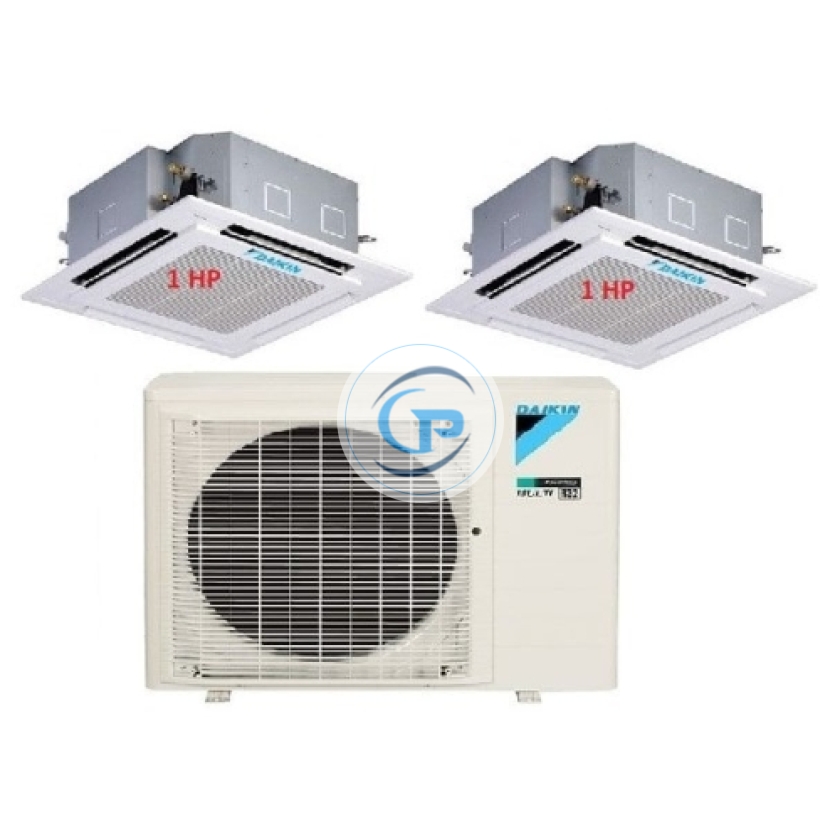 Máy Lạnh Multi Daikin Inverter 1 Dàn Nóng 2 HP + 2 Dàn Lạnh Âm Trần 1 HP