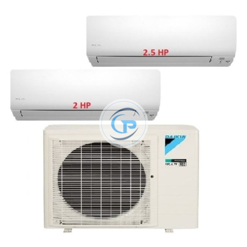 Máy Lạnh Multi Daikin Inverter 1 Dàn Nóng 4 HP + 2 Dàn Lạnh Treo Tường 2 HP - 2.5 HP