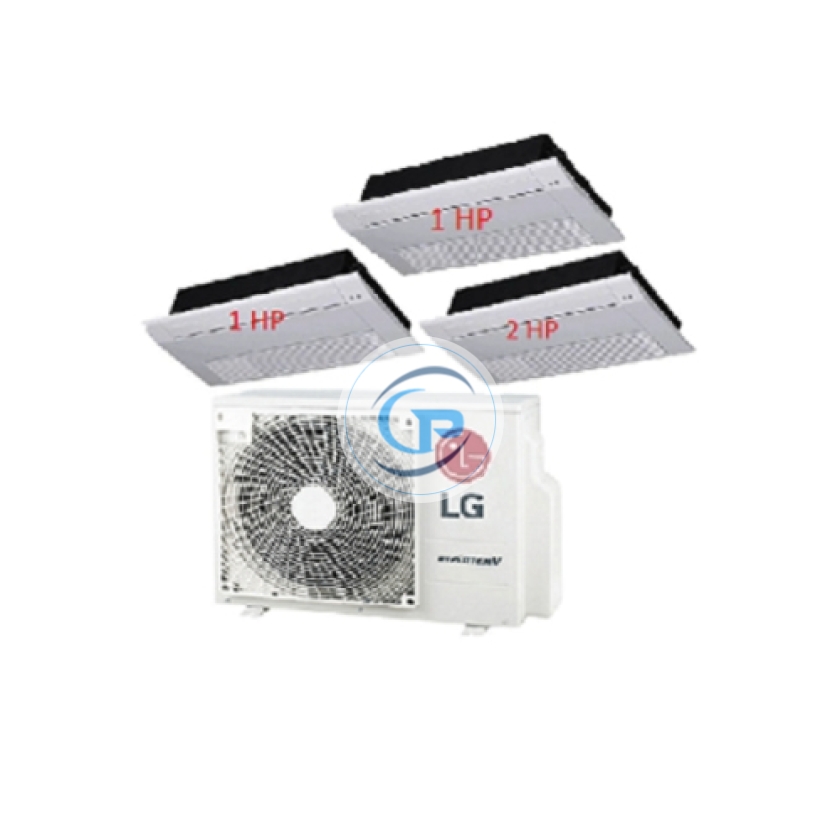 Máy Lạnh Multi LG 1 Dàn Nóng 3.5 Hp + 3 Dàn Lạnh Âm Trần 1 Hướng Thổi 1 Hp - 2 Hp