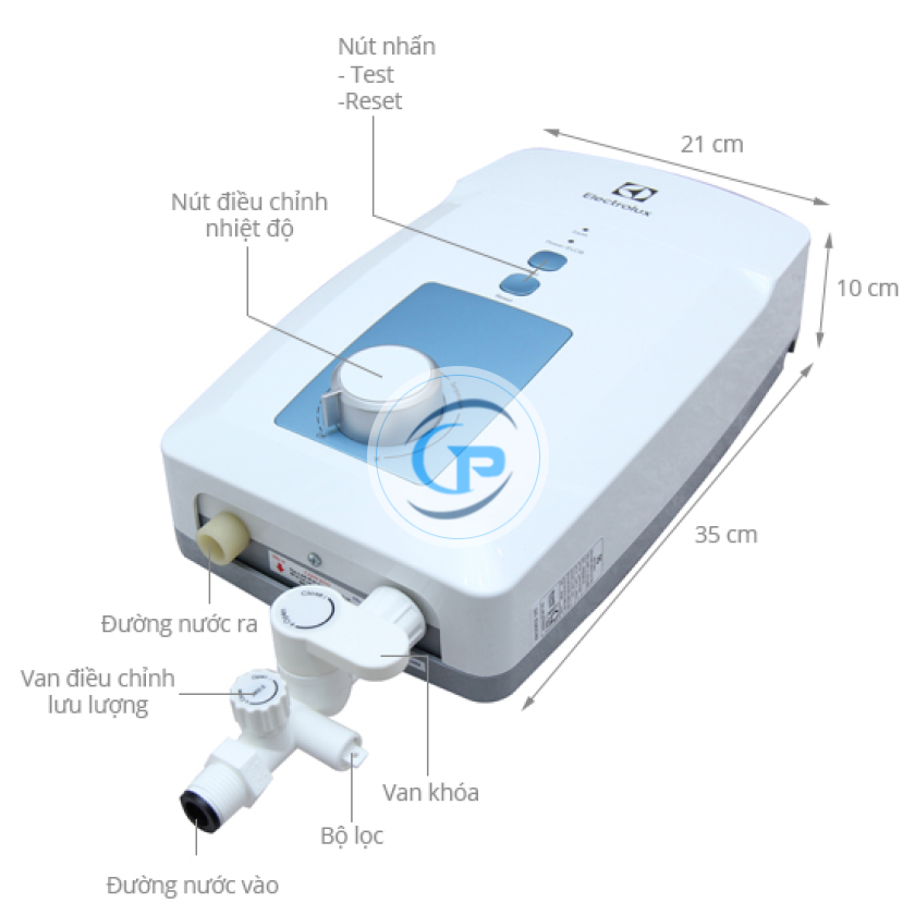 Máy Nước Nóng Trực Tiếp Electrolux EWE451GX-DWB 4.5KW