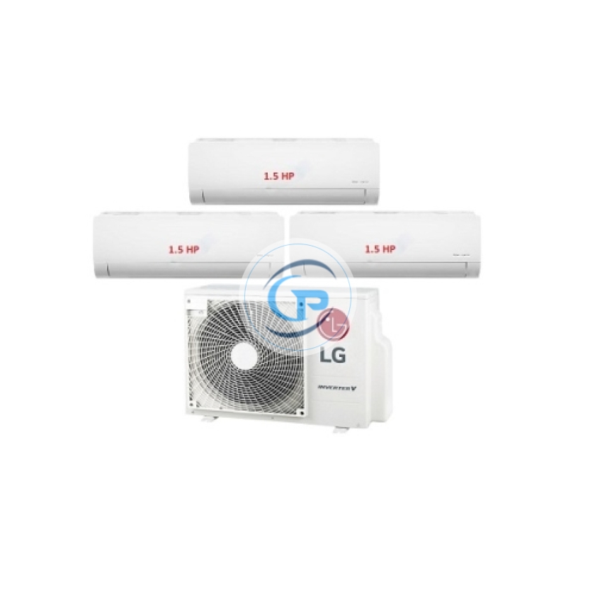 Máy Lạnh Multi LG 1 Dàn Nóng 3.5 Hp + 3 Dàn Lạnh Treo Tường 1.5 Hp