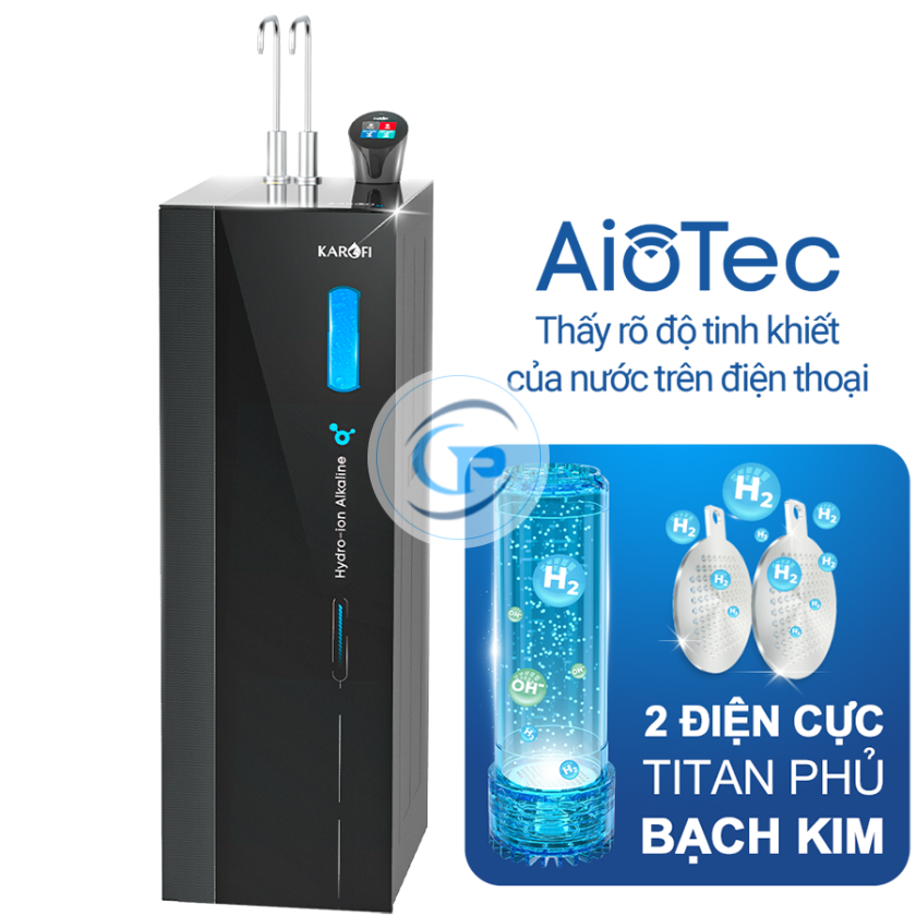 Máy lọc nước nóng lạnh Hydro-ion kiềm Karofi KAE-S86 PRO