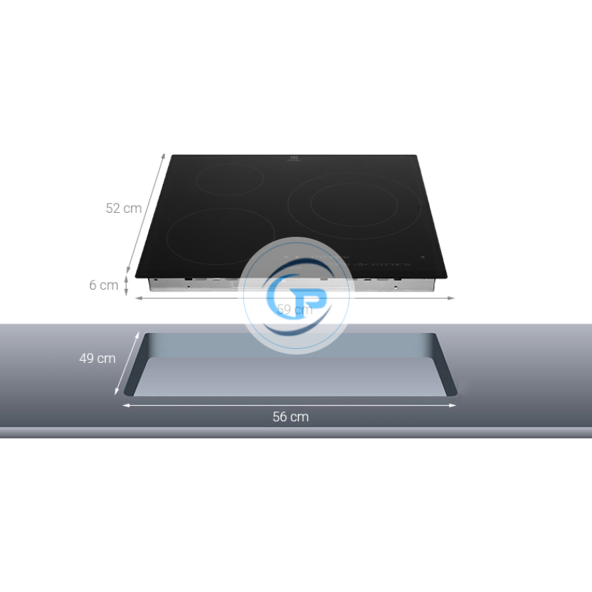 Bếp từ 3 vùng nấu lắp âm Electrolux LIT60342