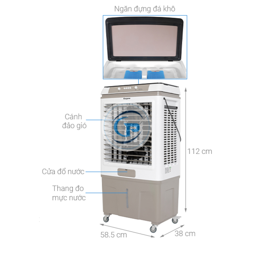 Quạt điều hoà Kangaroo KG50F99 165W