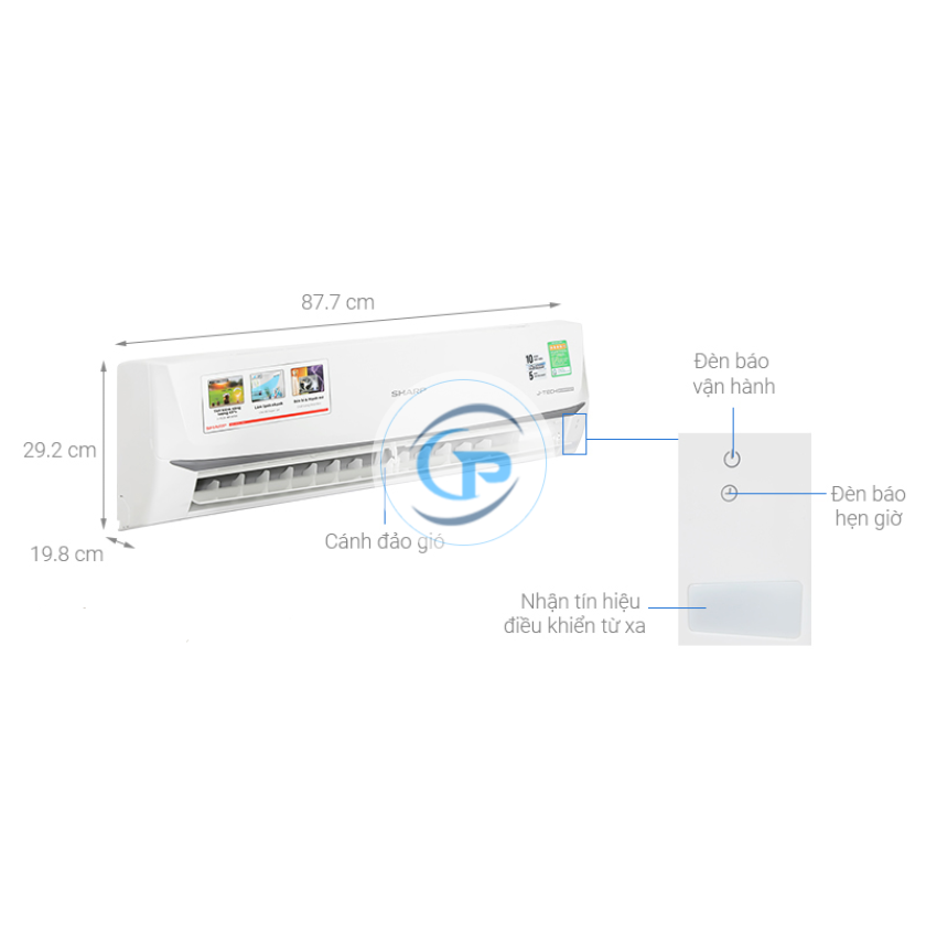 Máy lạnh Sharp Inverter AH-X18ZEW 2.0Hp