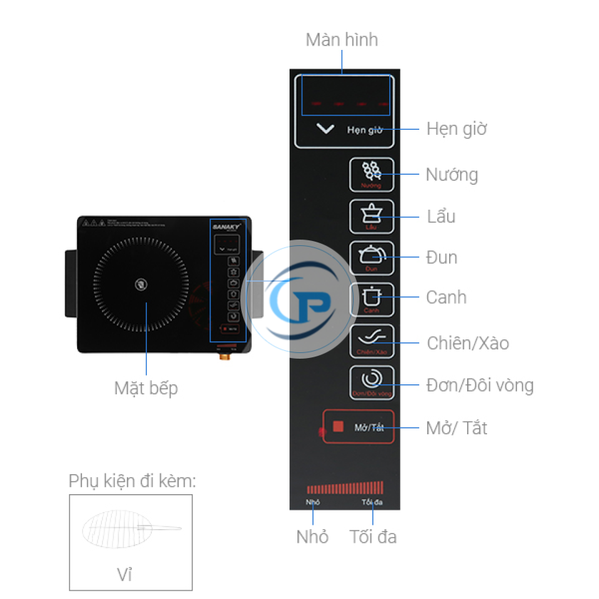 Bếp hồng ngoại Sanaky SNK 2525HGN